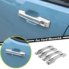 4P Car Door Handle Cover Trim For Toyota Tundra 2022-2025 Accessories ABS Chrome