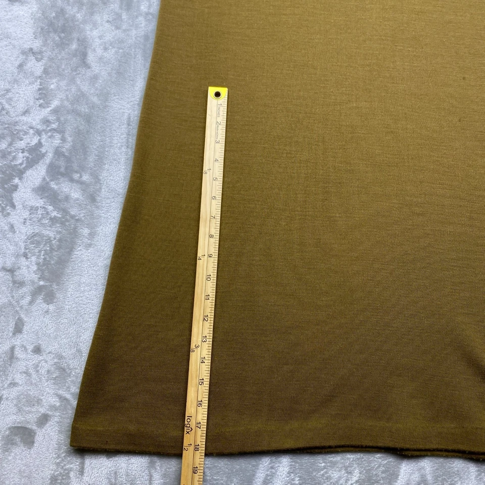 Maxi vestido para mujer Lennie for Nina Leonard manga corta verde oliva tejido XL Foto 3 de 4