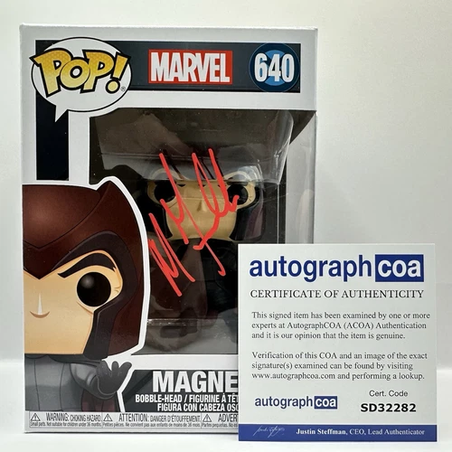 Michael Fassbender AUTOGRAPH X-men - Magneto 640 Funko Pop ACOA