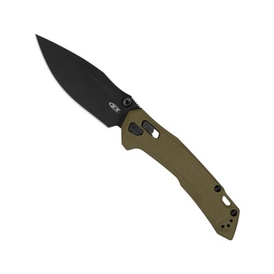 Zero Tolerance 0203, 4 inch CPM M4 Steel Blade, Olive Green G10