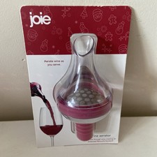 Joie - Wine Aerator - Red Bottle Wine Pourer Drinks Gift -  New Sealed