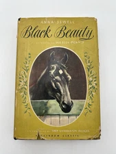 BLACK BEAUTY THE AUTOBIOGRAPHY OF A HORSE BY ANNA SEWELL 1946 With Dust Jacket