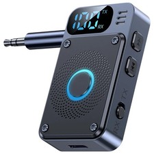 2-in-1 Wireless Bluetooth 3.5mm AUX Audio Stereo Music Home Car Receiver Adapter
