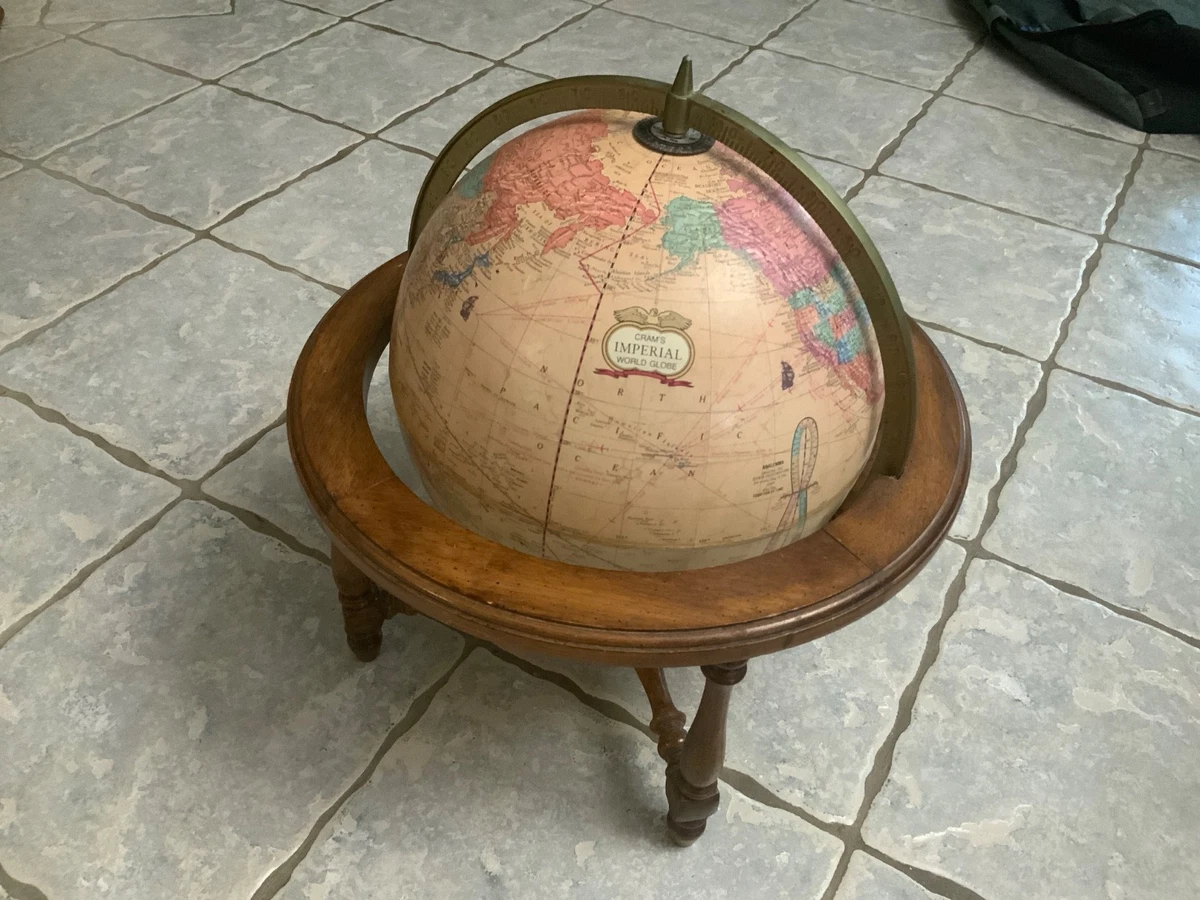 George F. Cram Co. Vintage Original Antique World Worlds Globes
