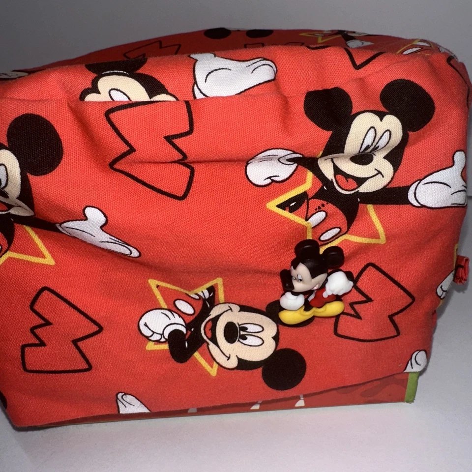 Mickey Mouse Red Skull/Chemo Surgical Scrub Hat/Cap Handmade - Image 2 of 4