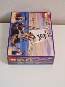 Lego Vintage Set Legoland Pirates 6261 Raft Raiders with box instructions