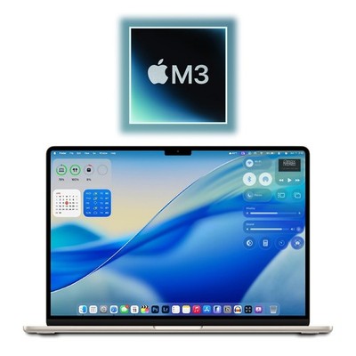 2024 Apple M3 MacBook Air 13.6'' 8GB/256GB SSD - (Starlight) A3113 w/Warranty