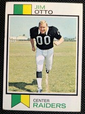 1973 Topps JIM OTTO #461 VG/EX Oakland Raiders