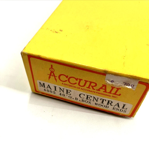 ACCURAIL #4005 MAINE CENTRAL 40' O.B. KIT CAJA COCHE ESCALA HO - NUEVO | Zustand: New