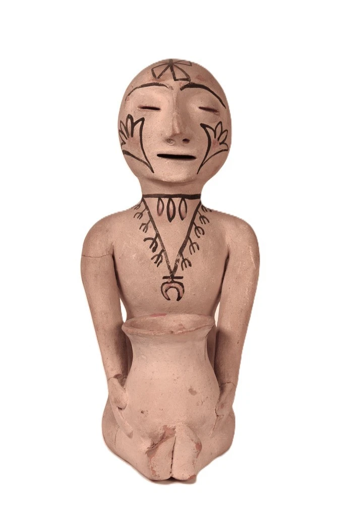 Effigy Pottery Indiana US Native American Pottery (1800-1934) for