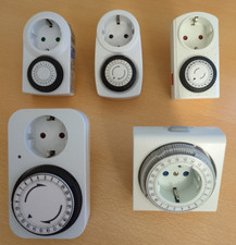 5 x Zeitschaltuhr Steckdose mechanisch