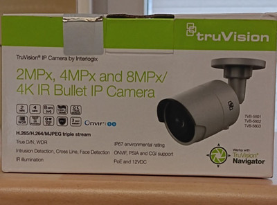 Netzwerkkamera truVision TVB-5601, 2MP, PoE oder 12VDC, 4mm, neu