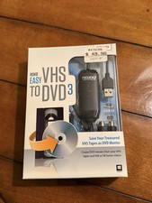 ROXIO Easy VHS to DVD 3 - Convert Old Home Movies, VHS, Tapes To DVD NEW SEALED