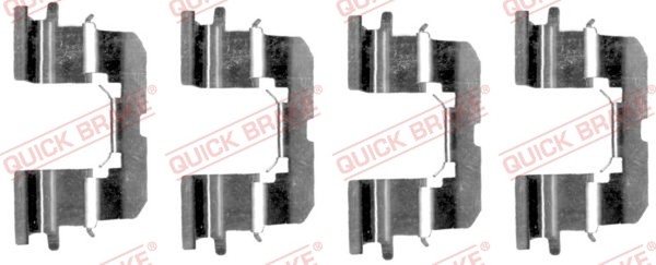 Quick Brake ZubehöRsatz Scheibenbremsbelag 109-1227 FüR Yaris Toyota SCP10_-image