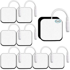 Comfortable 2x2  TENS Unit Replacement Pads - 8 PCS Medical-Grade Electrodes