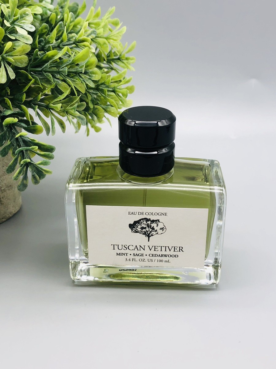 Tru Fragrance Tuscan Vetiver Mint Sage Cedarwood Eau De Cologne