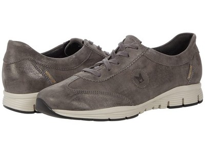 Mephisto Yael Grey Monaco Leather Sneakers Women's US 8.5 SOFT-AIR Comfort