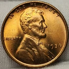 1936 P Lincoln Wheat Cent Penny - Choice BU Red - Beautiful Coin! - LC-36A