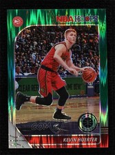 2019 Panini NBA Hoops Premium Stock Green Flash Prizm 66/99 Kevin Huerter #3 8k4