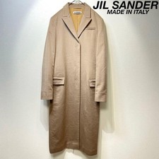 Jil Sander Wool design long Chester coat