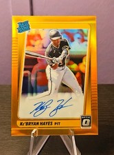 2021 Panini Donruss Optic Ke'Bryan Hayes Rated Rookie Signatures Orange/125 RC