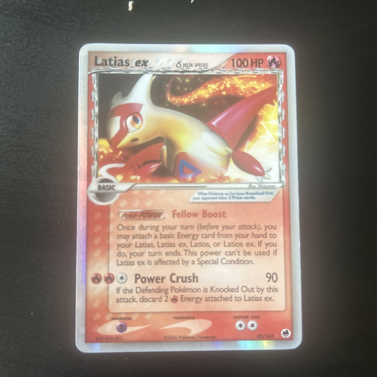 Latias ex (Delta Species) Ultra Rare Dragon Frontiers 95/101 NM