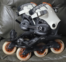 Doop Trinity Swift 100 Freeskates Modular Skate 3 Point Mounting Frame Sz 10-13