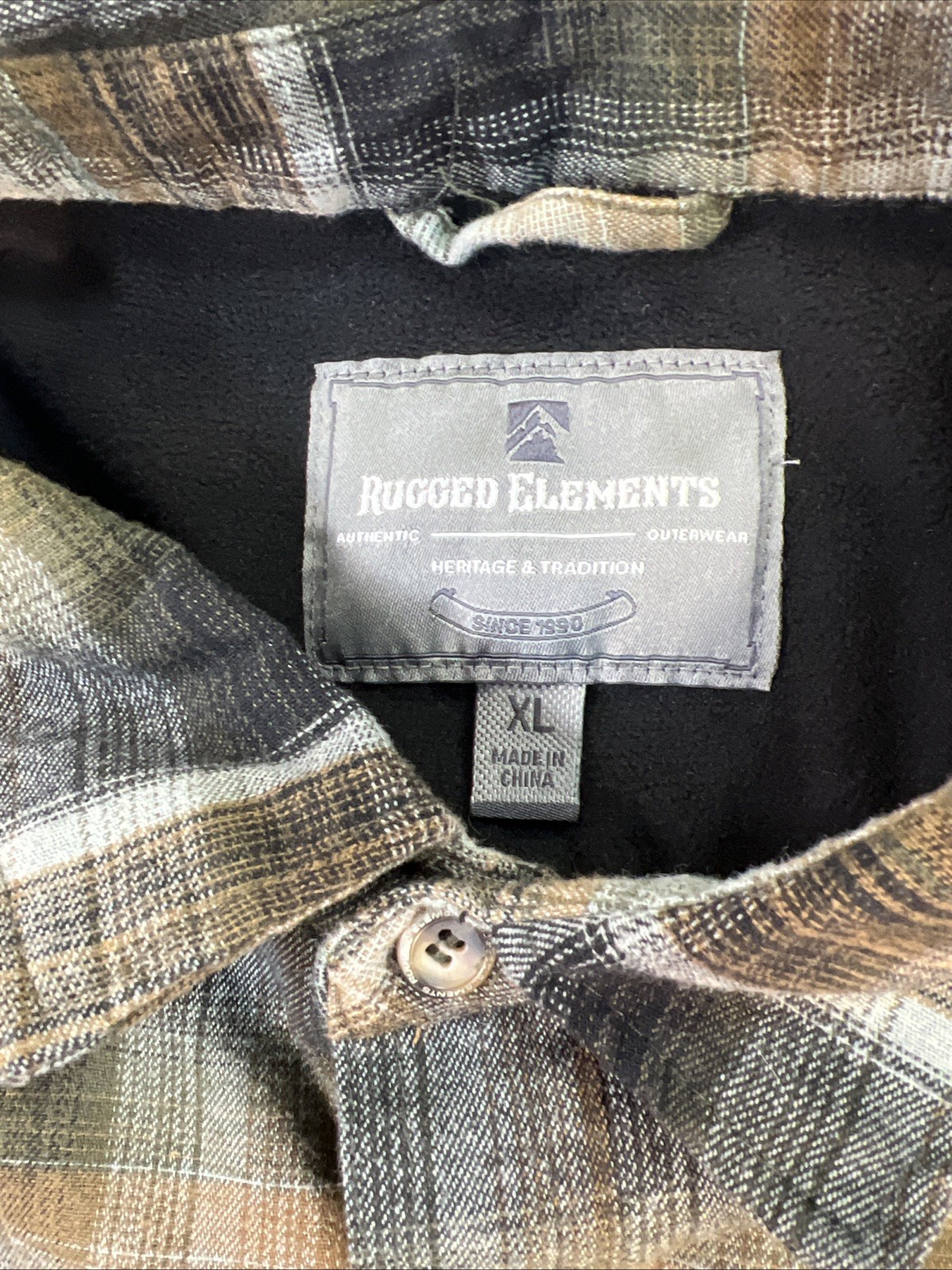 Rugged Elements Men’s Lined Flannel Button Down S… - image 2