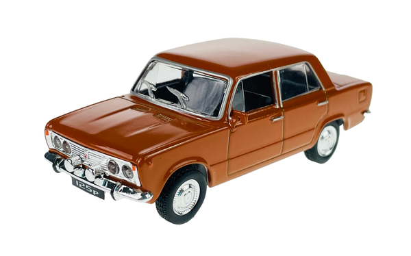 Fiat 125P Braun 1:43 Polnisch Klassisch Die Cast Metal Model Neu Im Kasten-image