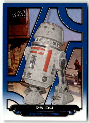 Topps Star Wars Galactic Files 2017 No. ANH-9 R5-D4 Blue