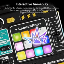 Multi-Functional DJ Controller With Dynamic Lighting Effects For Kids Party