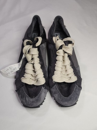 PEDRO GARCIA Suede Raw-Edge Women's Sneakers Size (38) 7.5 - 8 Tennis Shoes NEW - Picture 5 of 11