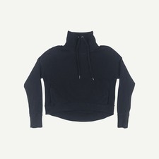 Sweaty Betty Womens Black Cotton blend Long sleeved Sweatshirt Size S