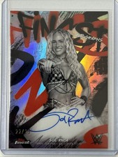 2025 Topps Finest WWE Sol Ruca /25 Black Refractor Auto On Card #FA-RCA