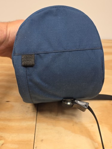 Vtg 80’s Cannondale Bike Bag Original Blue - Reflector Seat Rails & Handlebar - Picture 4 of 18