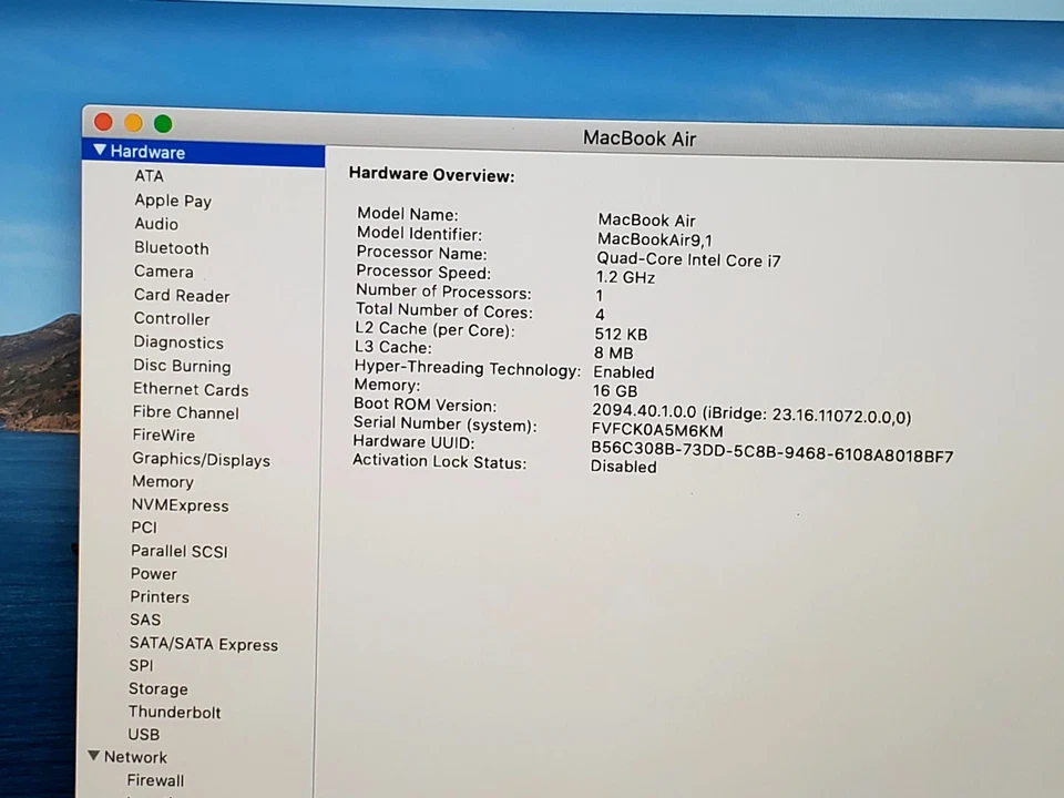Apple MacBook Air 13" 2020 · i7 · 16GB · 2TB, photo 3 of 5