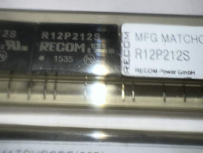 (7 PCS) R12P212S Conn Module DC-DC 12Vin 1-Out 12V 0.167A 2W 4-Pin SIP Tube RoHS