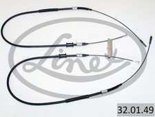 LINEX Bremsseil Seilzug Feststellbremse 32.01.49 für OPEL OMEGA V87 Caravan V94