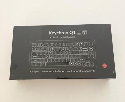 Keychron Q1 Wired Custom 75% Mechanical Keyboard Knob Version 2 NEW Sealed Box