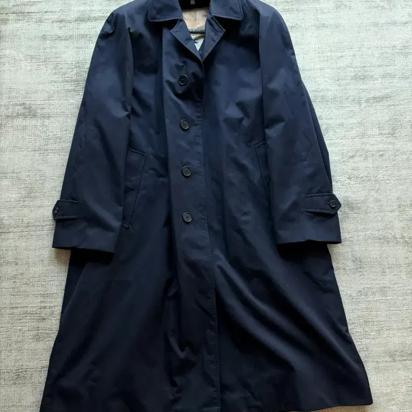 Burberry Pimlico Kacoat Extra Long Midnight Navy Coat thumbnail 9