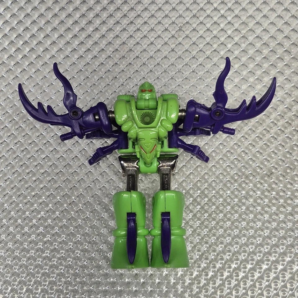 GoBots Creepy Action Figure Purple & Green 1980s Nostalgic Toy MRD-104 - Image 3 of 4
