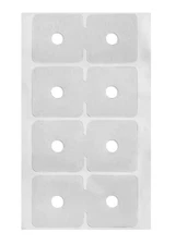 PolyTabs - Crystal Clear BAN062 - Adhesive Grommet Alternative for Banners