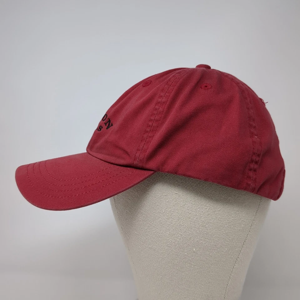 Gorra de béisbol Bandon Trails Slideback roja talla única bordada 6 paneles imperial Foto 3 de 4
