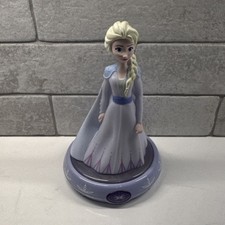 Disney Frozen Elsa Night Light Purple - Works Great, takes 3 AA batteries