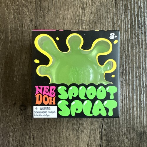 GREEN NeeDoh SPLOOT SPLAT, Nee Doh Splatter Fidget, Nee-doh SplootSplat Squishy
