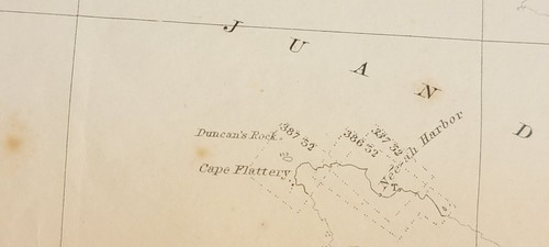1856 B&W US Coast Survey Map Chart Washington Terr. Sketch K Bache - Picture 13 of 13