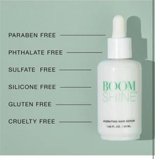 BOOM! BEAUTY Shine Lightweight Hair Serum  Hydrating 50 ml 1.69 Oz NIB Exp 03/27