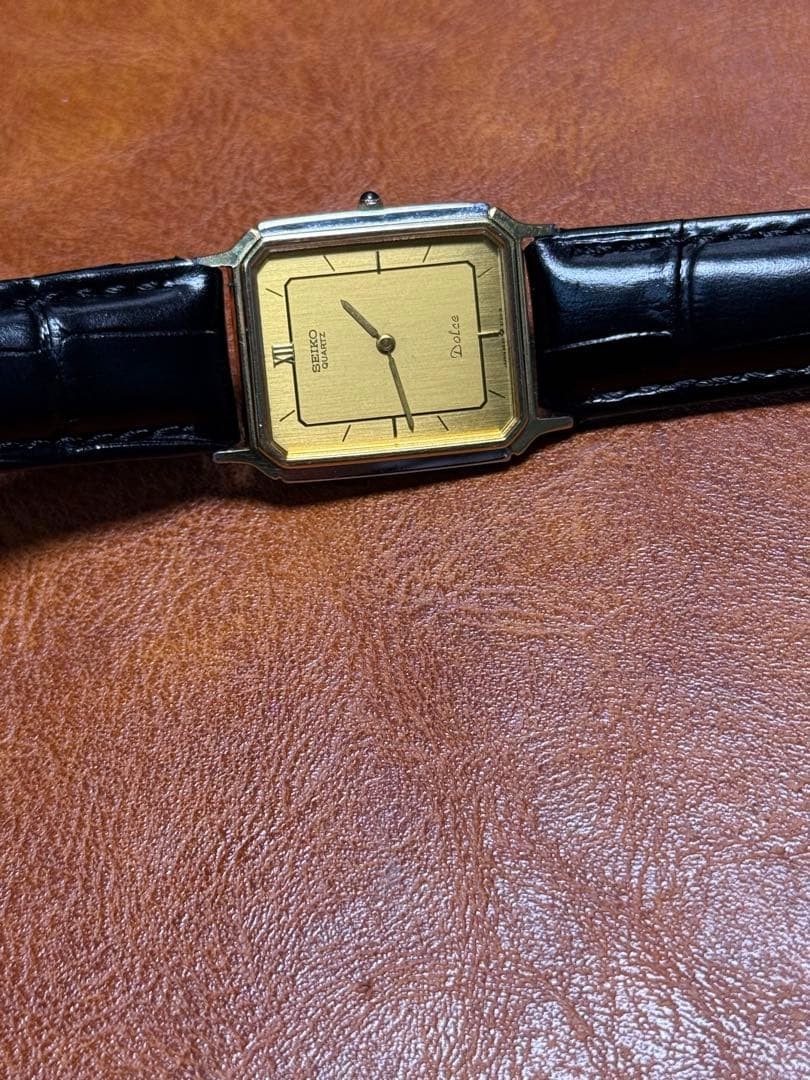 A185 SEIKO DOLCE Rectangular 80's - image 7