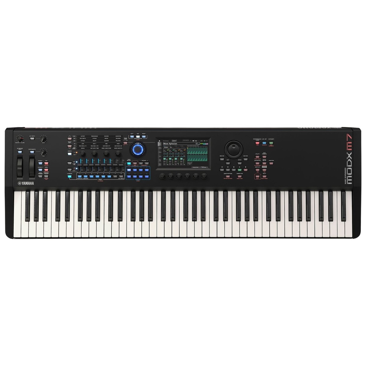 Yamaha MODX M7 Synthesizer 76-Key Workstation AWM2 FM-X Hybrid