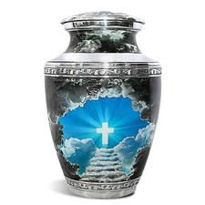 Stairway to Heaven Cremation Urn for Human Ashes, Urns for Ashes Funeral, Mem...
